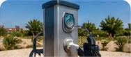 Conexión eléctrica para autocaravanas